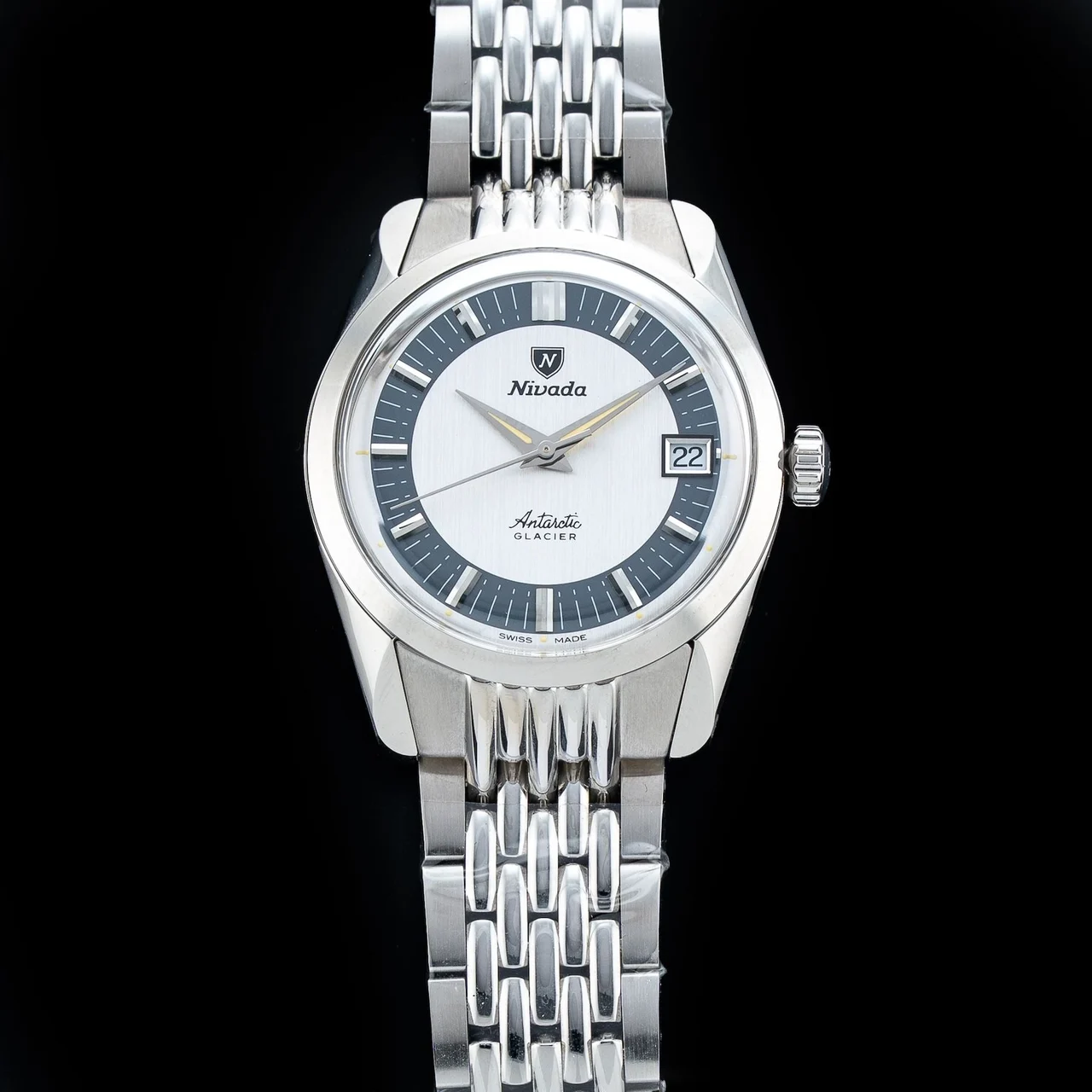 Nivada Grenchen Antarctic Glacier 35mm 210009N35233 35 mm kol saati