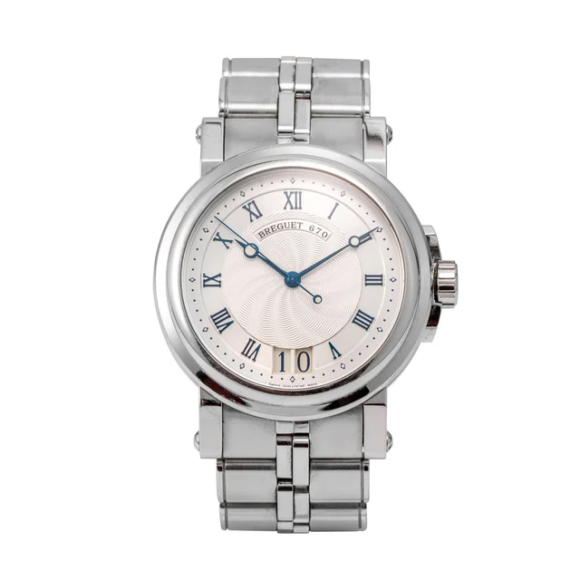 Breguet BREGUET, REF. 5817, MARINE, SILVER DIAL, STEEL kol saati