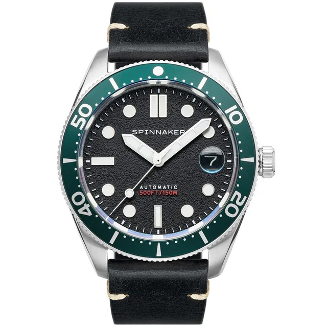 Spinnaker Croft Nomad Black 150-Meter Automatic Dive Watch #SP-5100-02 kol saati