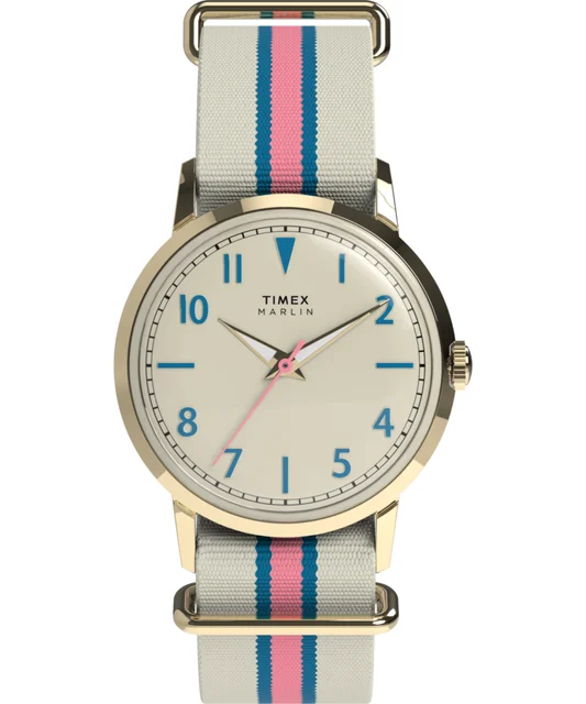Timex Marlin® 34mm Fabric Strap Watch TW2Y49800 kol saati