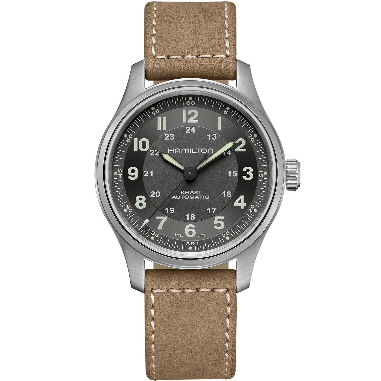 Hamilton Khaki Field Titanium Auto H70545550 42 mm kol saati