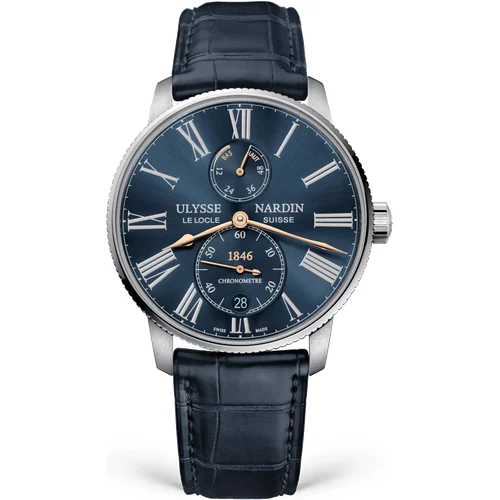 Ulysse Nardin Marine Torpilleur 1183-310/43-RG 42 mm kol saati