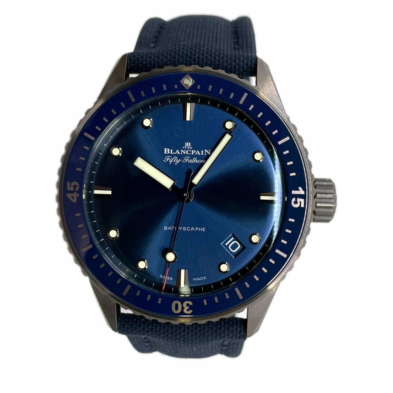 Blancpain Fifty Fathoms Bathyscaphe 5000-0240-052A 210000015490 kol saati
