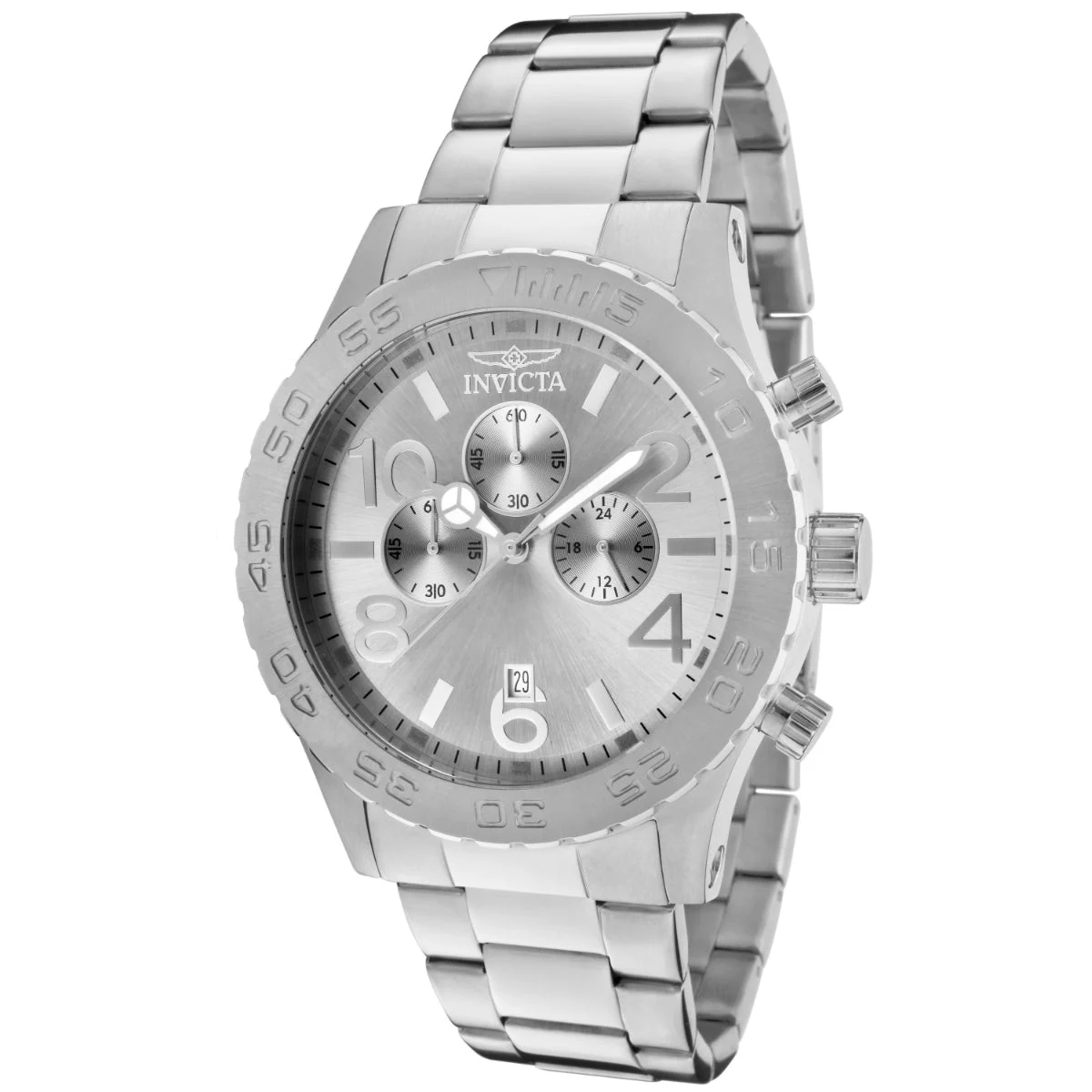 Invicta Specialty Pulse Watch - 50mm. Steel (1269) 50 mm kol saati