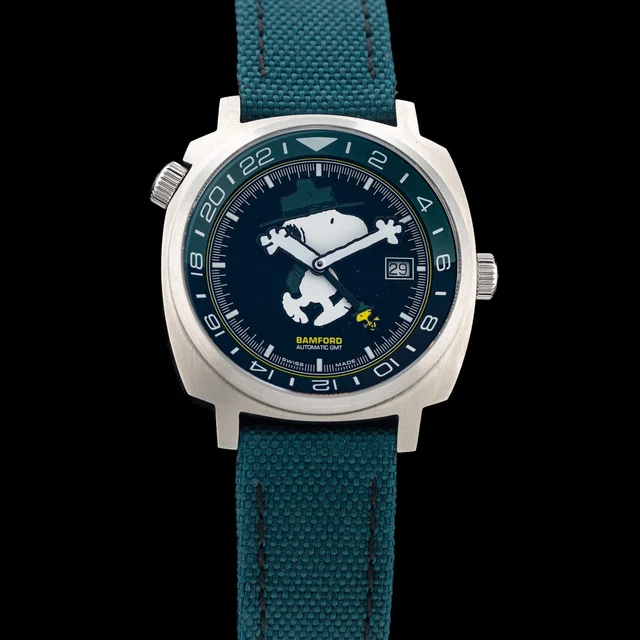 Bamford London Bamford Peanuts Beagle Scout GMT Limited Edition 210009N39208 kol saati