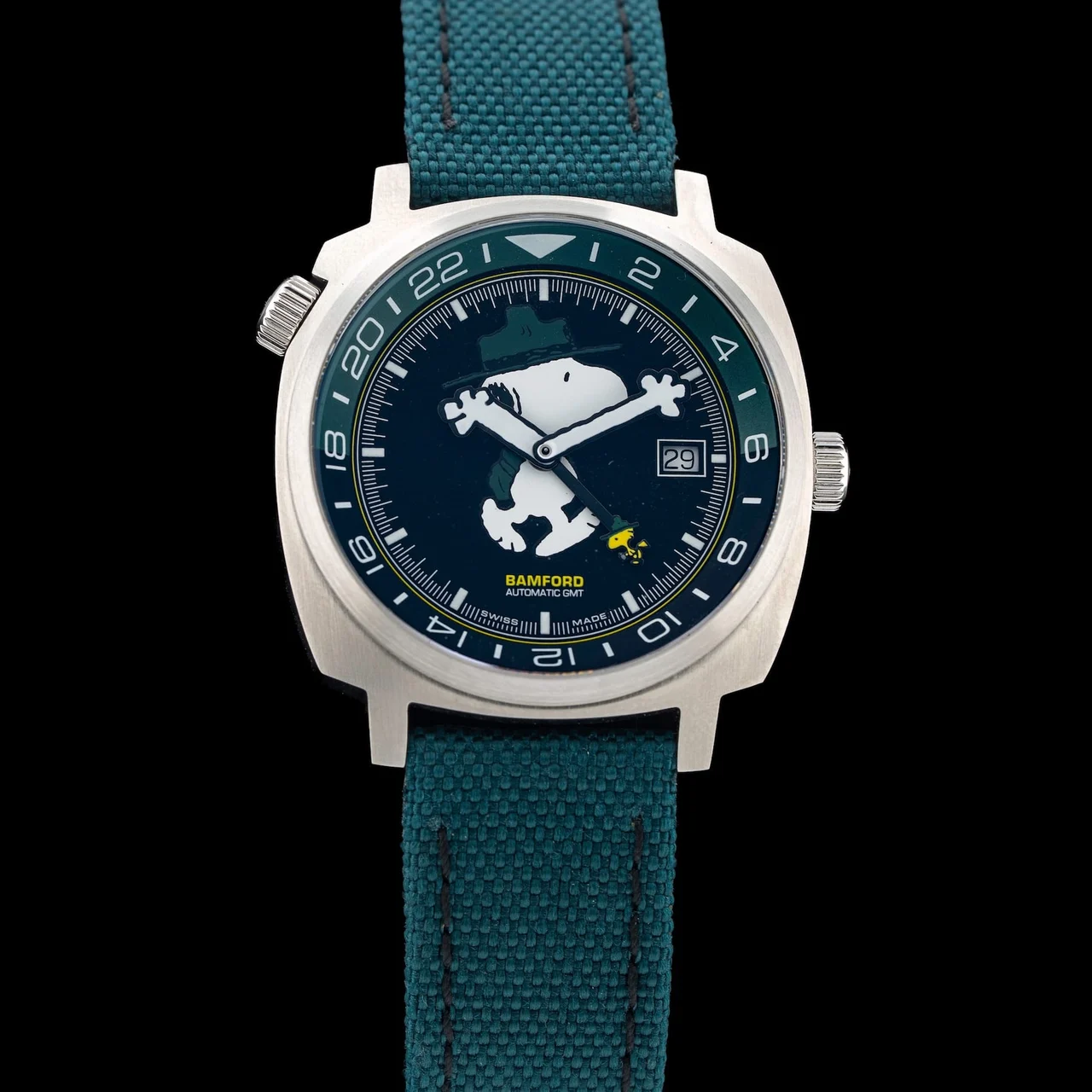 Bamford London Bamford Peanuts Beagle Scout GMT Limited Edition 210009N39208 40 mm kol saati
