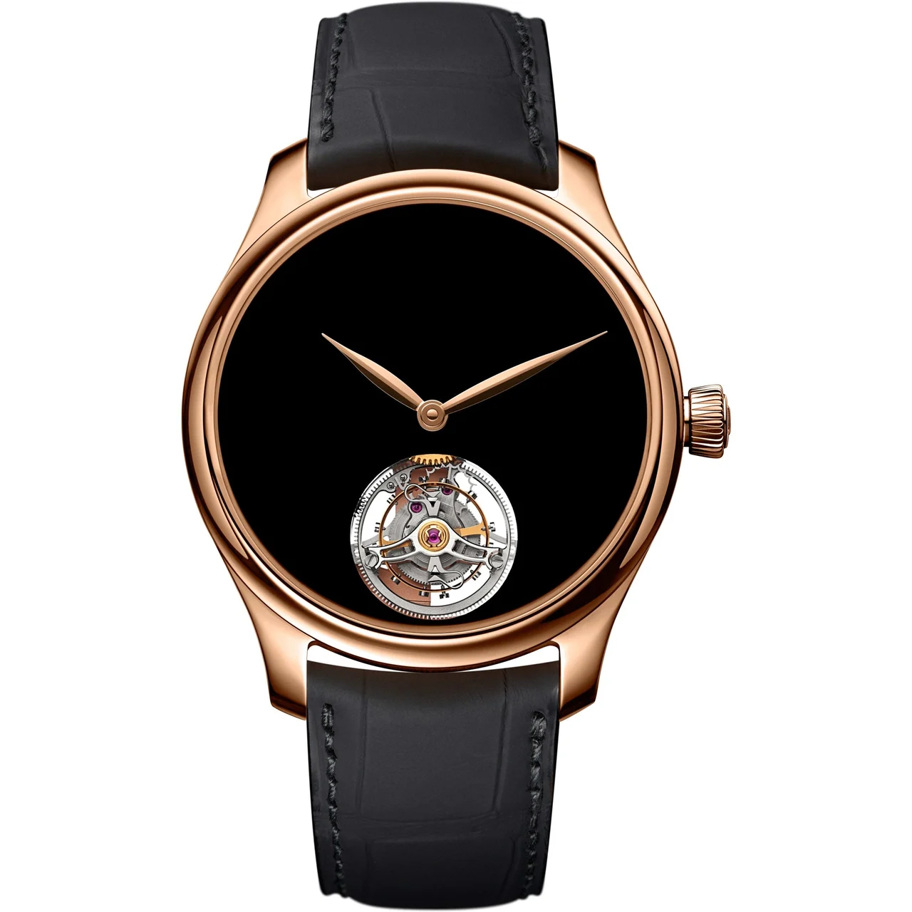 H. Moser & Cie. - Moser & Cie. Endeavour Tourbillon Concept Vantablack 1804-0403 kol saati