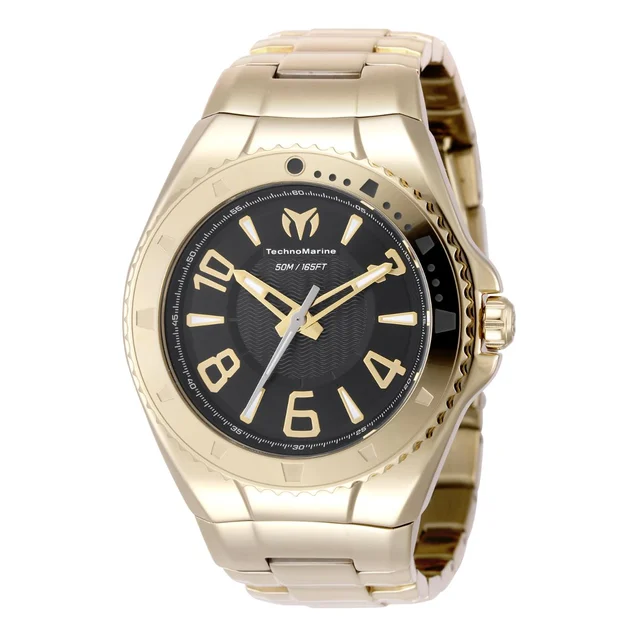 Technomarine Lusso Mare Watch - 44mm, Gold (TM-226007) kol saati