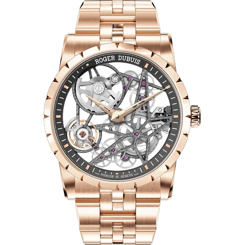 Roger Dubuis Excalibur Pink Gold 42mm RDDBEX0788 kol saati