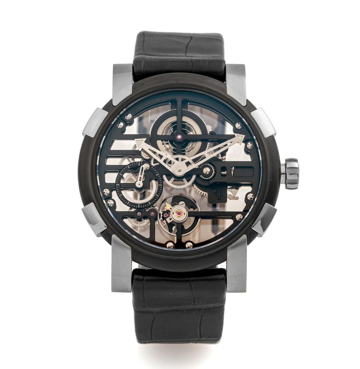 RJ – Romain Jérôme Ref. RJMAU030, skeleton; “Moon DNA”; limited edition of 99 examples; titanium and carbon fibre; “ ” ( ) kol saati