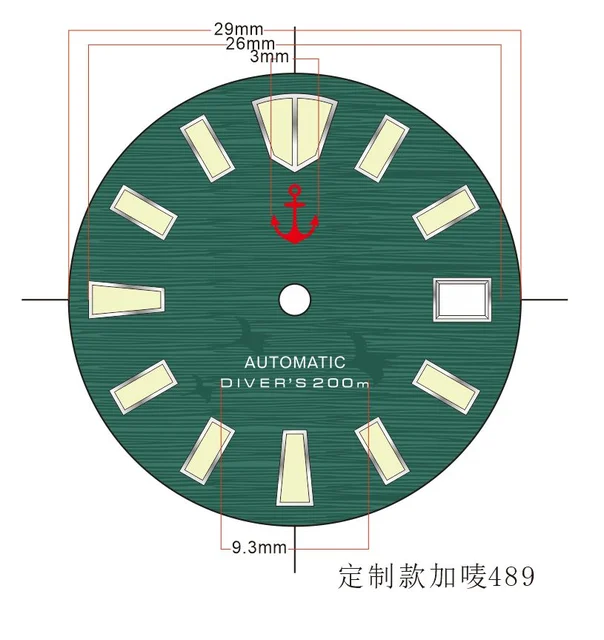 Tandorio Watches Custom Watches Services( Logo,Text etc,pls send your Specification via em