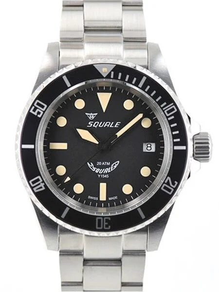 Squale meter Maxi Swiss Automatic Dive watch with Domed Sapphire Crystal #1545-MI kol saat
