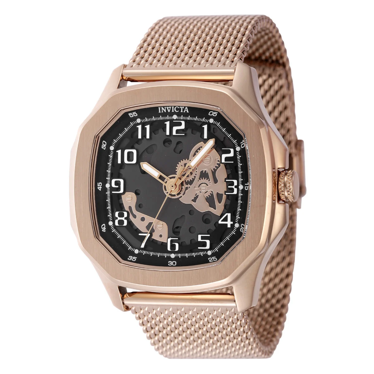 Invicta Rally Diablo Watch - 45.5mm. Rose Gold (48442) 45.5 mm kol saati