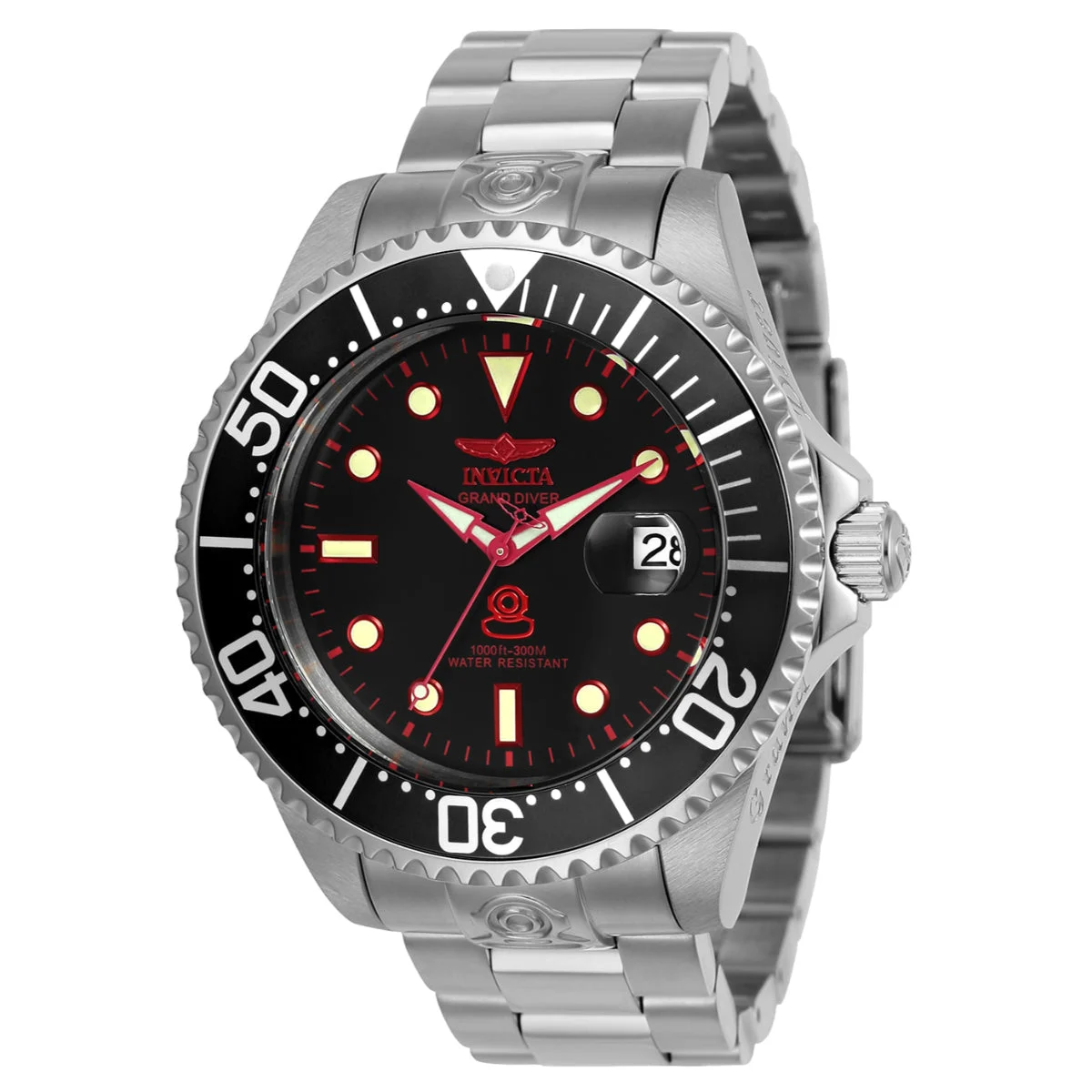 Invicta Grand Diver Navalia Automatic Watch - 47mm, Steel (24764) 47 mm kol saati