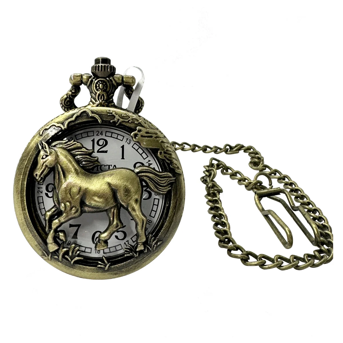 Invicta Vintage Equinox Pocket Watch - 47mm. Bronze (49006) 47 mm kol saati