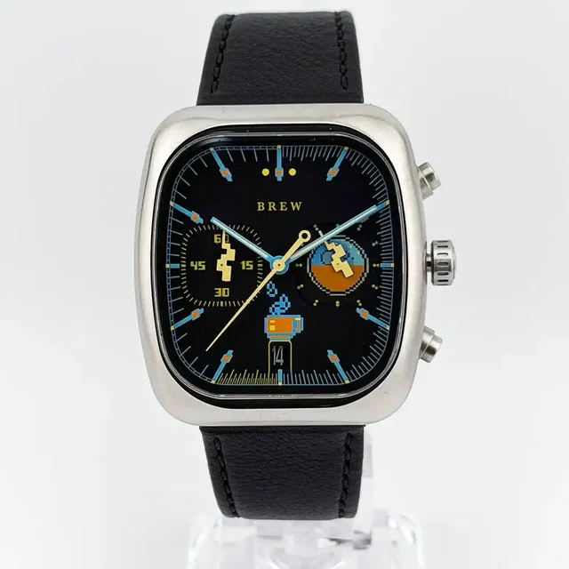 Brew Watch Co. 8-Bit Chronograph Full Kit Discontinued Retro Watch Co. 8-Bit Brew Chronogr