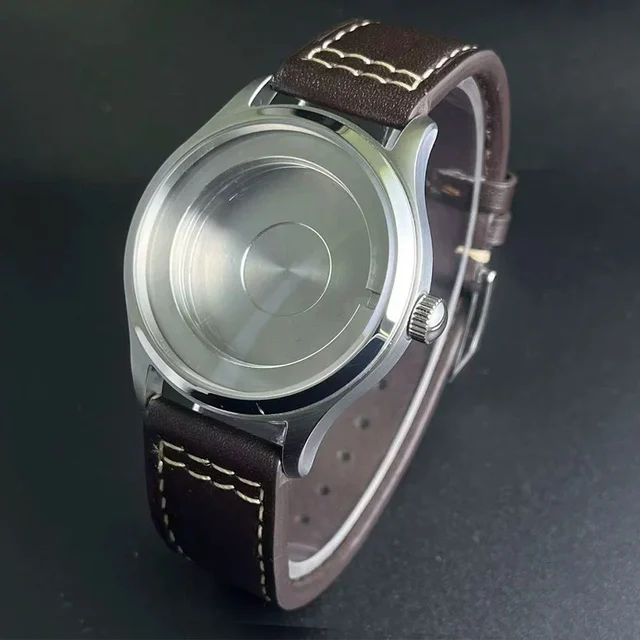 Tandorio Pilot Case Little Prince Stainless Steel Mineral Glass Shell and Belt Set Suitabl