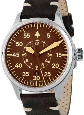 Steinhart Nav B-Uhr 42 B-Muster Vintage Brown 107-1096/ST kol saati