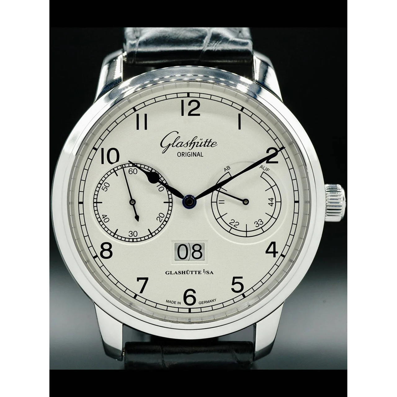 Glashutte Original Glashütte Original Senator Observer 100-14-05-02-04 210000030830 kol saati