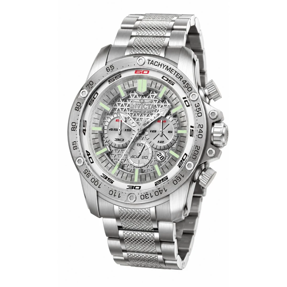 Invicta Speedway Watch - 52mm. Silver (50320) 52 mm kol saati