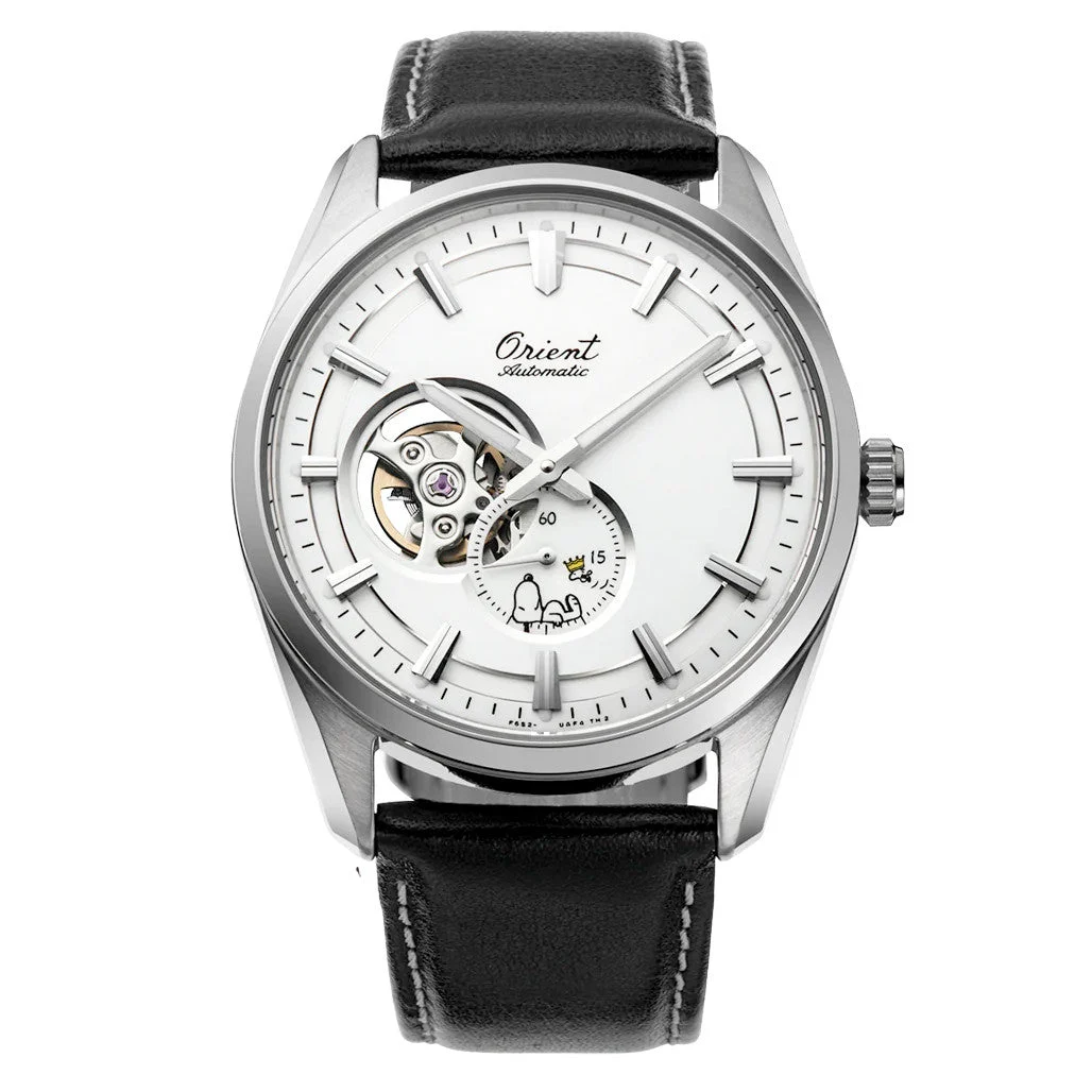 Orient Peanuts 75th Anniversary Limited Edition Open Heart with White Dial #RA-AR0011S30B kol saati