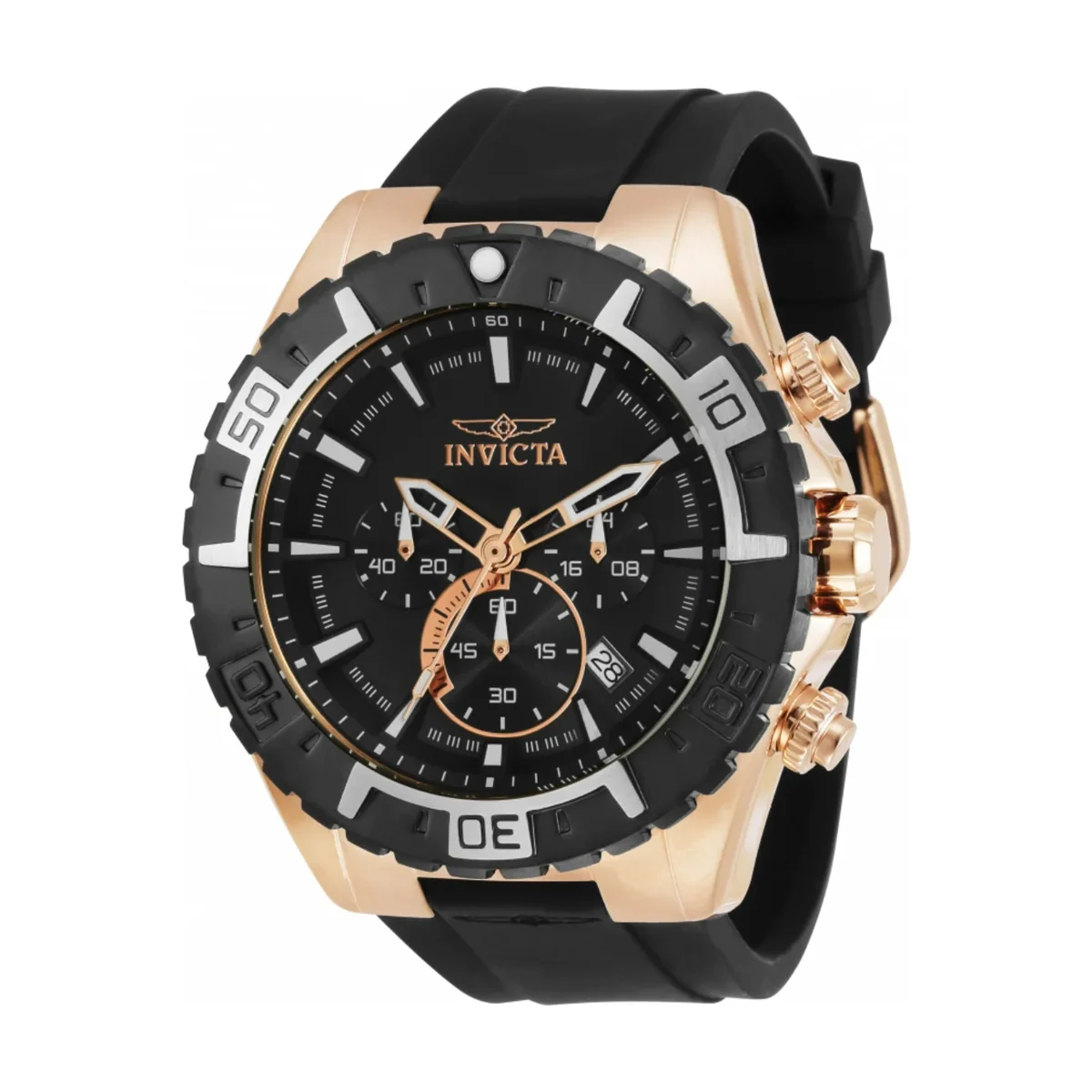 Invicta Aviator Propel Watch - 49mm. Black (33938) 49 mm kol saati
