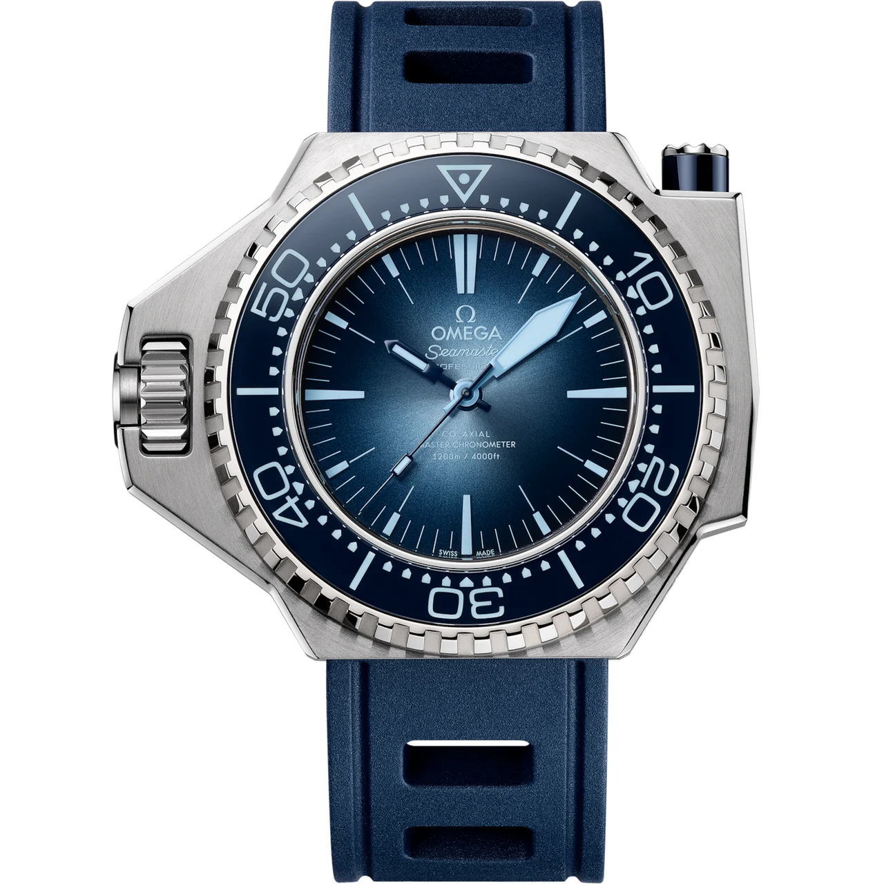 OMEGA Seamaster Ploprof 1200M 55 x (Summer Blue) 227.32.55.21.03.001 55 mm kol saati