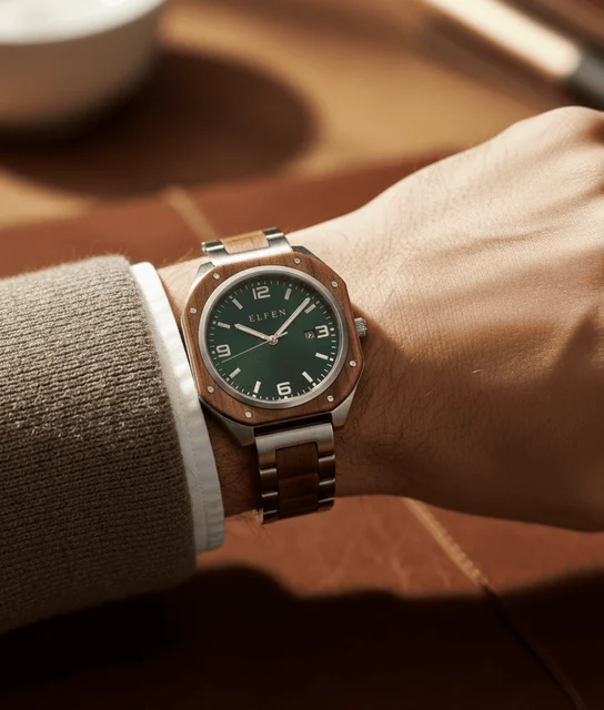 Elfen Watches Terra Nova - Emerald kol saati