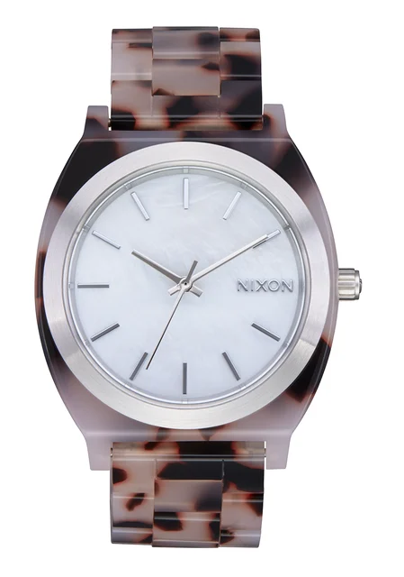 Nixon US Time Teller Acetate - Pink Tortoise/ Mother of Pearl A327-5103-00 kol saati