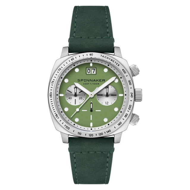 Hull Chronograph Napier Green SP-5068-09 kol saati