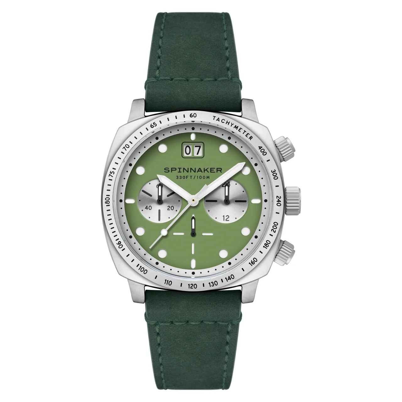 Hull Chronograph Napier Green SP-5068-09 kol saati