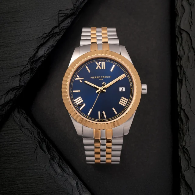 OPERA MENS Timbre 40mm - Twotone Gold and Silver with Twotone Gold and Silver Metal Strap