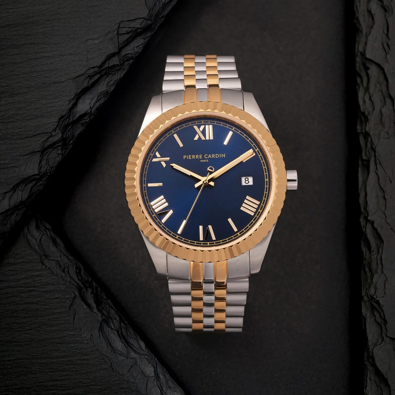 OPERA MENS Timbre 40mm - Twotone Gold and Silver with Twotone Gold and Silver Metal Strap CF.1007.MU.3 40 mm kol saati