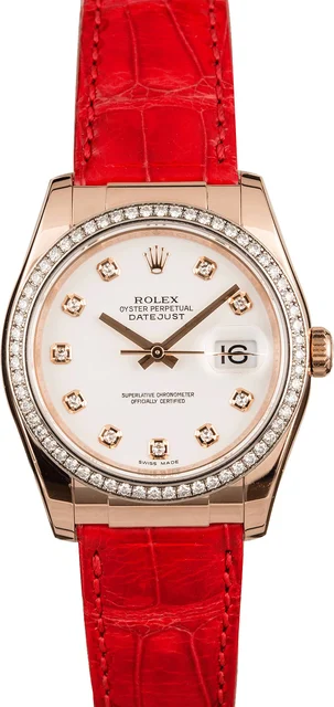 Rolex Datejust 116185 Diamond Bezel & Dial kol saati