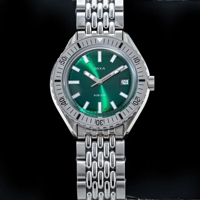 Doxa SUB 200 Sea Emerald 796.10.131.10 On Stainless Steel Bracelet 210009N35804 kol saati