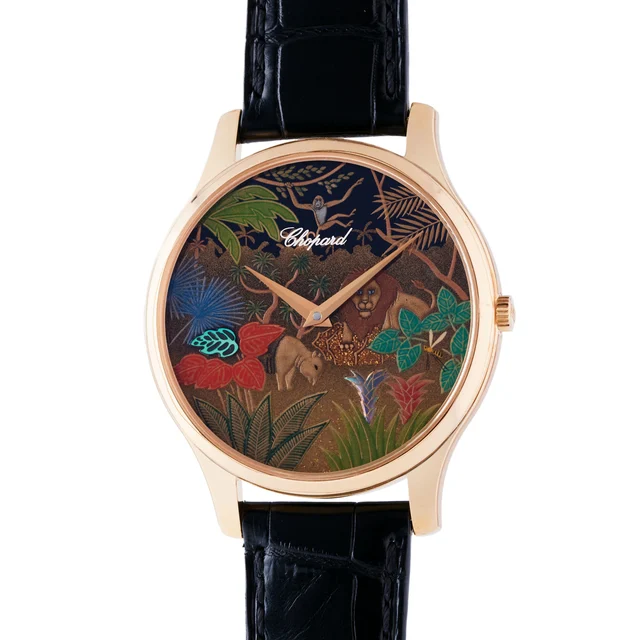 Chopard CHOPARD REF. 161902-5050, L.U.C. XP - URUSHI JUNGLE, 18K PINKGOLD, FACTORY STICKER