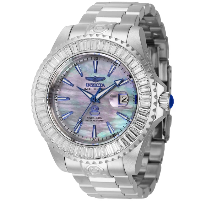 Invicta Grand Diver Prismata Automatic Watch w/ Mother of Pearl Dial - 47mm. Steel (44314)