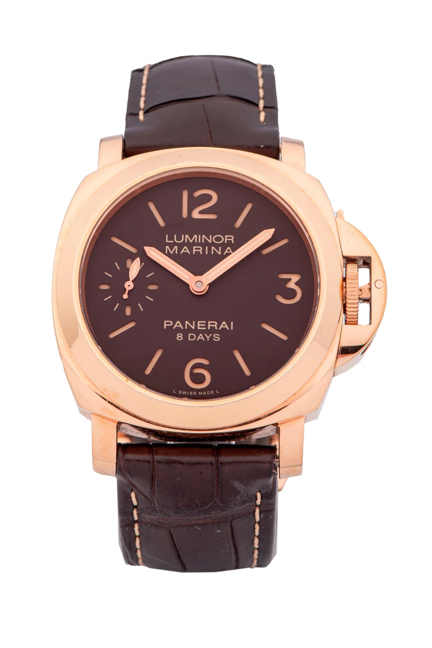 Panerai PANERAI, REF. PAM0511, LUMINOR 8 DAYS, PINK GOLD kol saati
