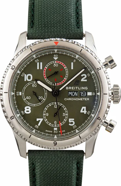 Breitling Aviator 8 Green Dial M173153A1L1X2 kol saati