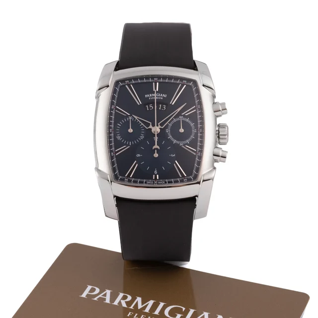 Parmigiani Fleurier PARMIGIANI FLEURIER, REF. PFC128, KALPAGRAPH, BLUE DIAL, STEEL kol saa