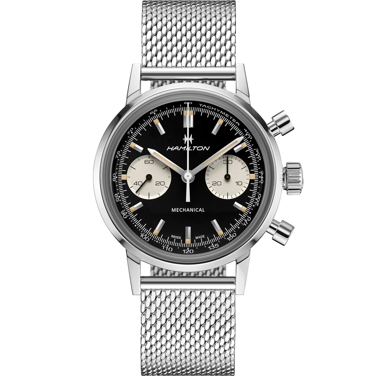 Hamilton American Classic Intra-Matic Chronograph H H38429130 40 mm kol saati