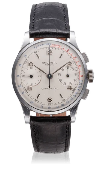 Universal Geneve Reference 32422 “uni-compax”, Stainless Steel, Chronograph kol saati