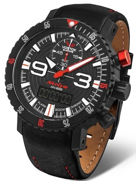 Vostok Europe Vostok-Europe Mriya Analog-Digital Chronograph with Perpetual Calendar, Alar
