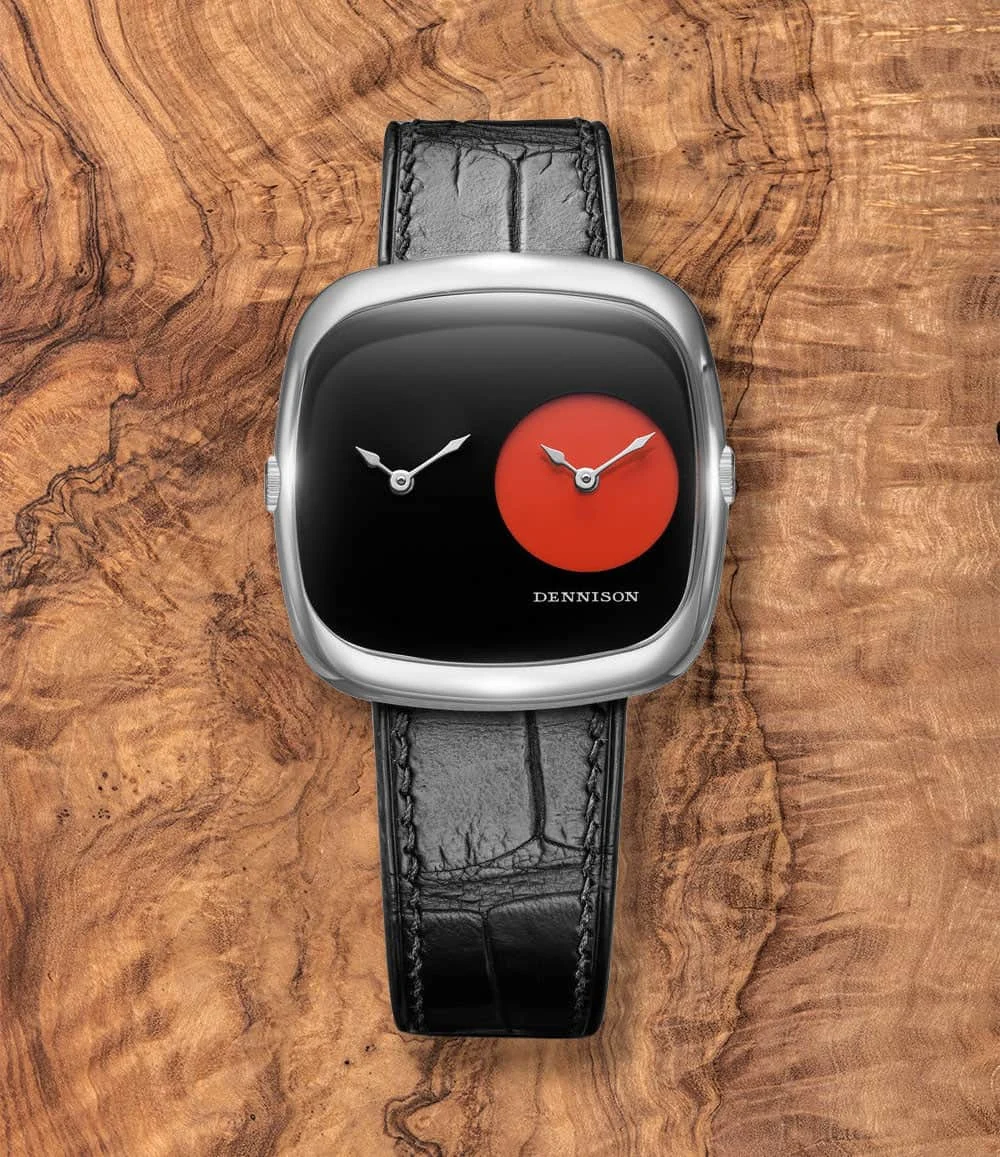 Dennison ALD Dual Time Watches - Capsule Collection II ALD-DT07-R-MBLT-R 37 mm kol saati
