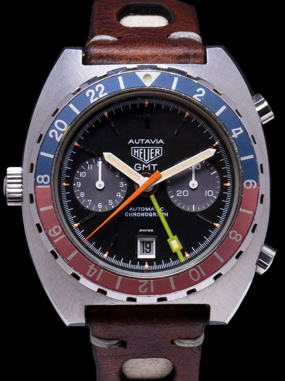 Heuer Autavia HURAUT11063GMT 42 mm kol saati