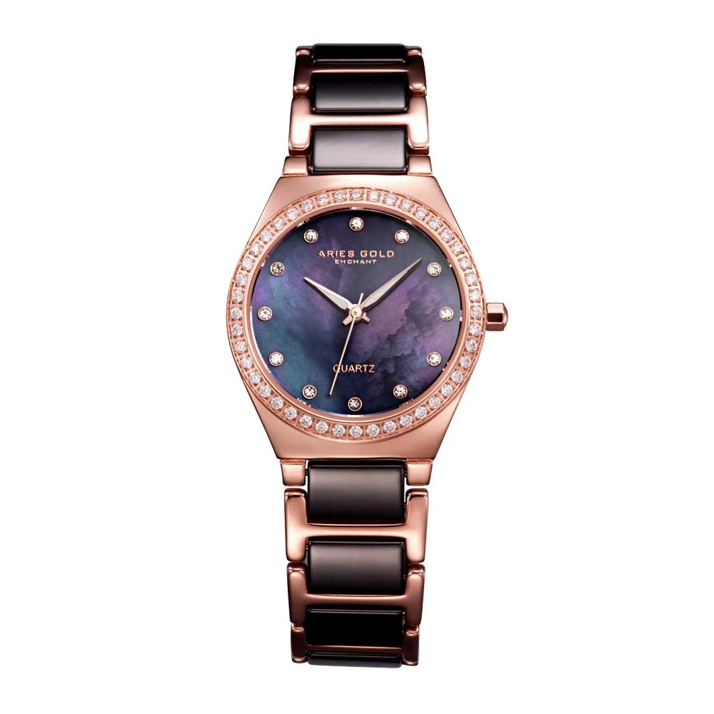 Aries Gold Enchant L 5014Z RG-BKMOP 30 mm kol saati