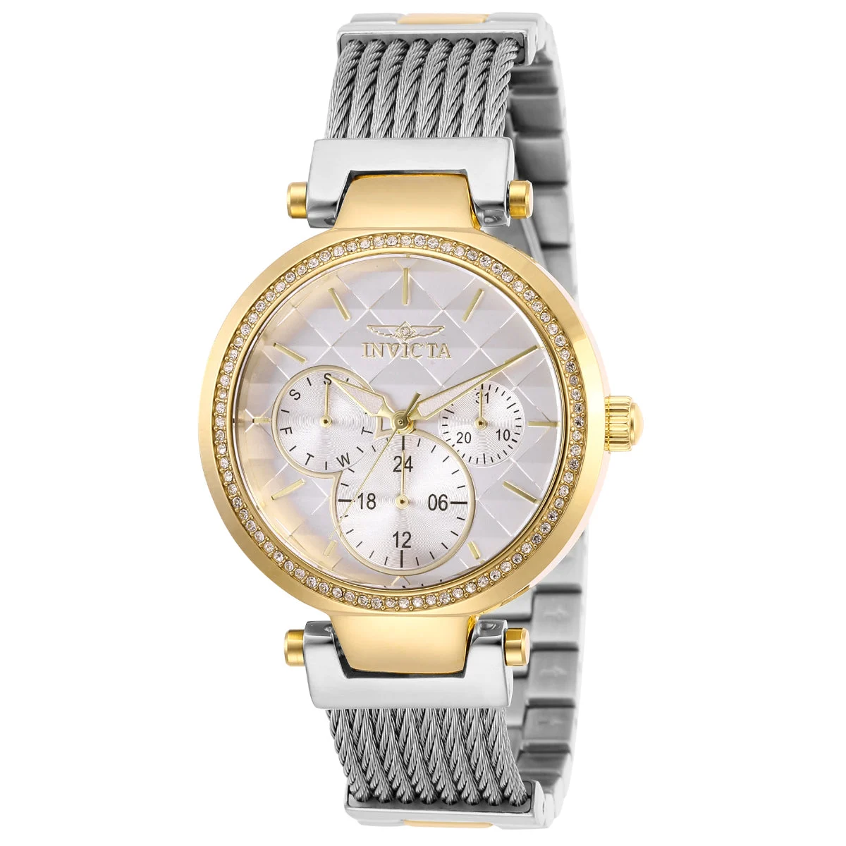 Invicta Angel Eterna Watch - 36mm. Gold, Silver (28921) 36 mm kol saati