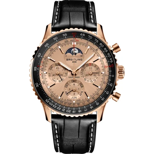 Breitling Navitimer B19 Chronograph 43 Perpetual Calendar 140th Anniversary RB19101A1H1P1 43 mm kol saati