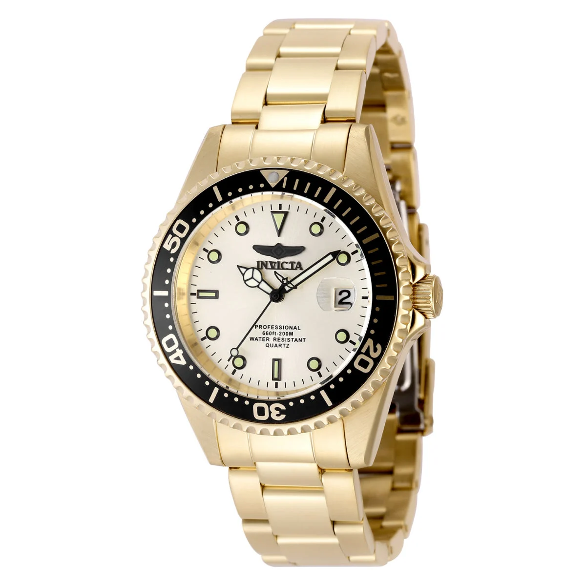 Invicta Pro Diver Anchoris Watch - 37.5mm. Gold (48728) 37.5 mm kol saati