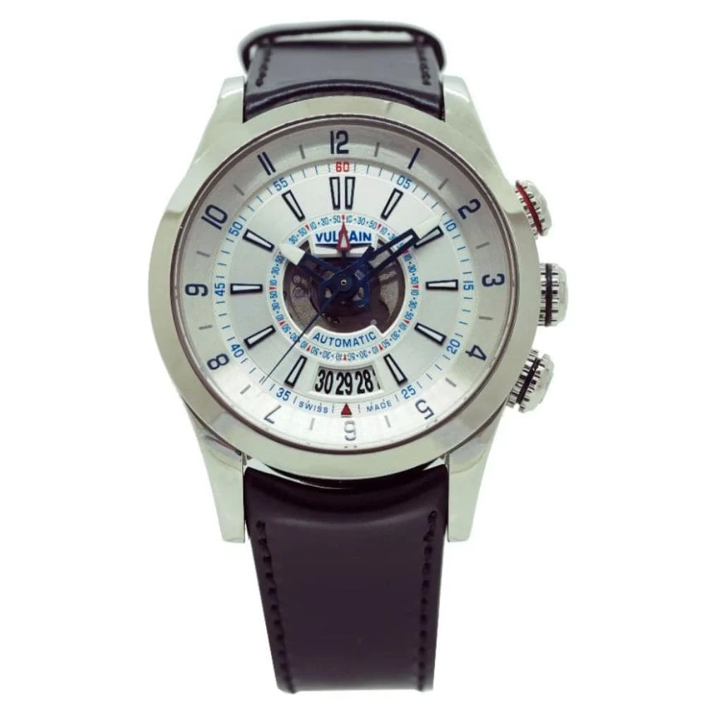 Vulcain Revolution Dual-Time VU210130.195CF 42 mm kol saati